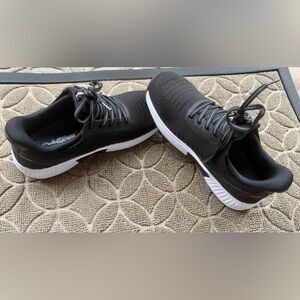 Sleek Black Women's Sneakers